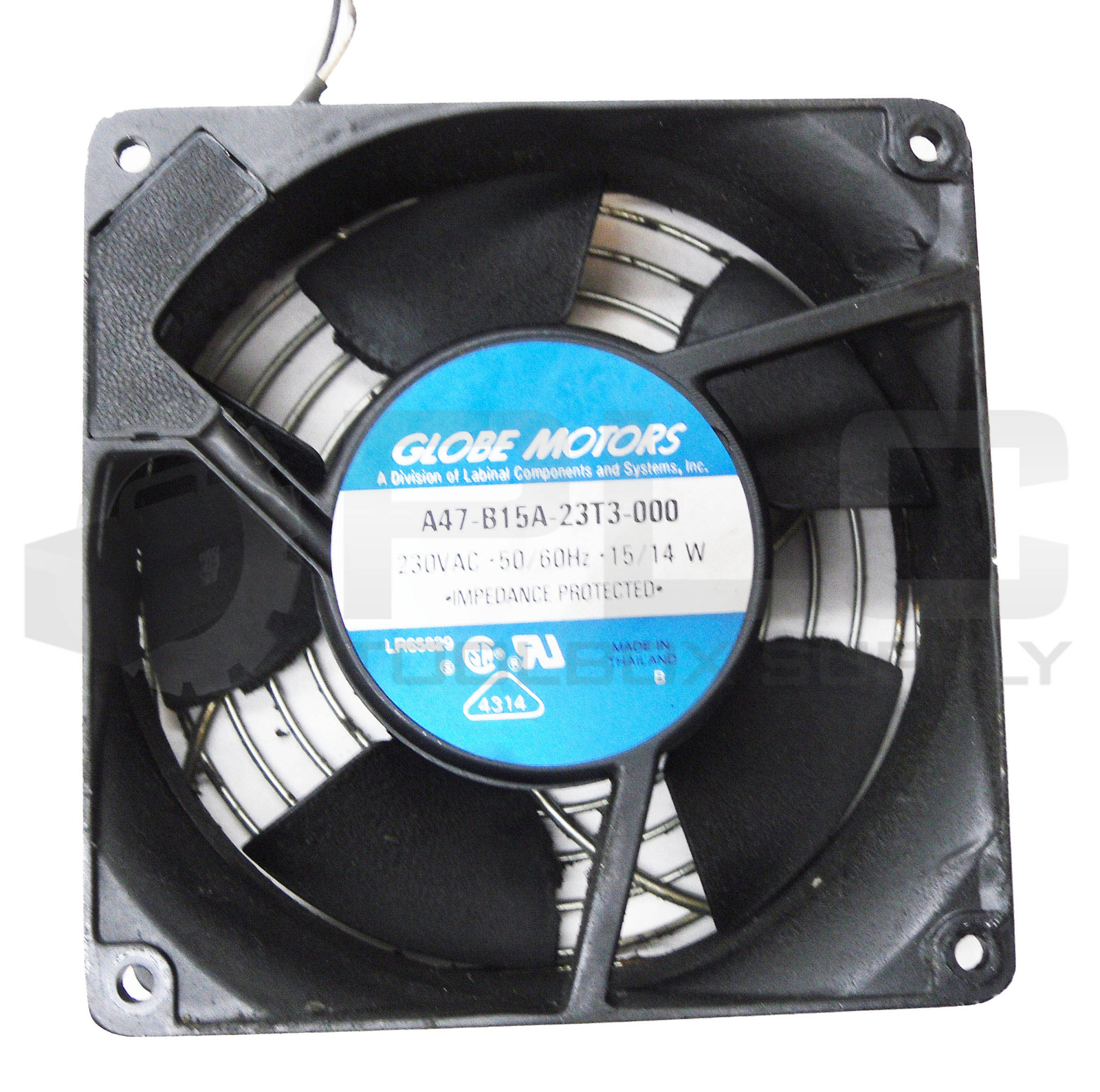 GLOBE MOTORS A47-B15A-23T3-000 COOLING FAN 230VAC 50/60HZ 15/14W