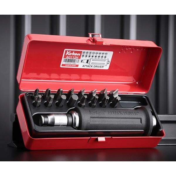 KOKEN AG112H Impact Attack Screwdriver Set Made in Japan