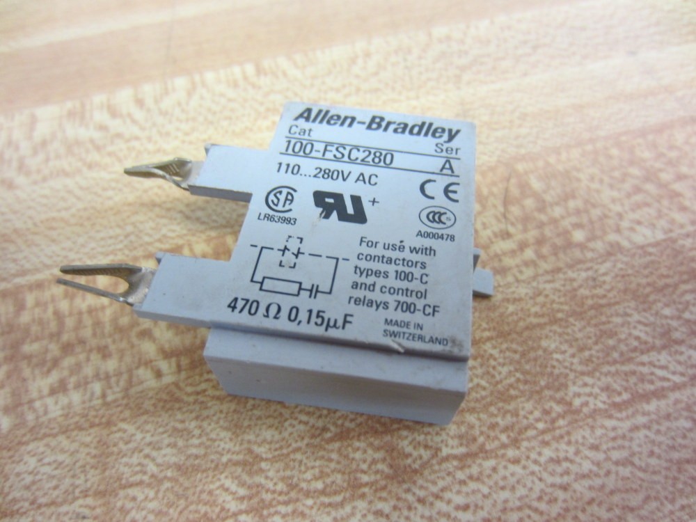 Allen Bradley 100-FSC280 Surge Suppressor 100FSC280 Ser A