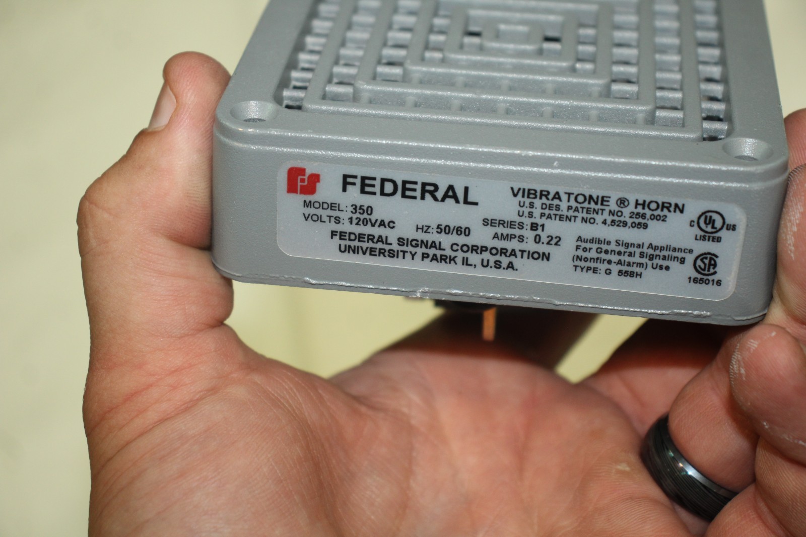 Federal Signal Vibratone Horn 350