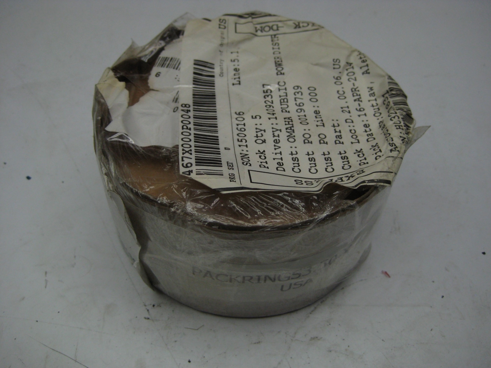 INDUSTRIAL SPARE 3.50 X 4.50 PACKING RINGS NSMP