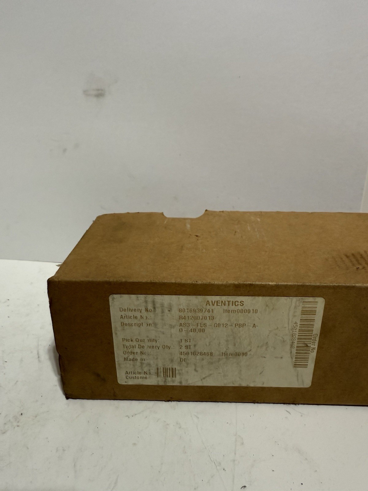 AVENTICS AS3 -FLS -G012 -PBP Pneumatic Filter NEW IN BOX