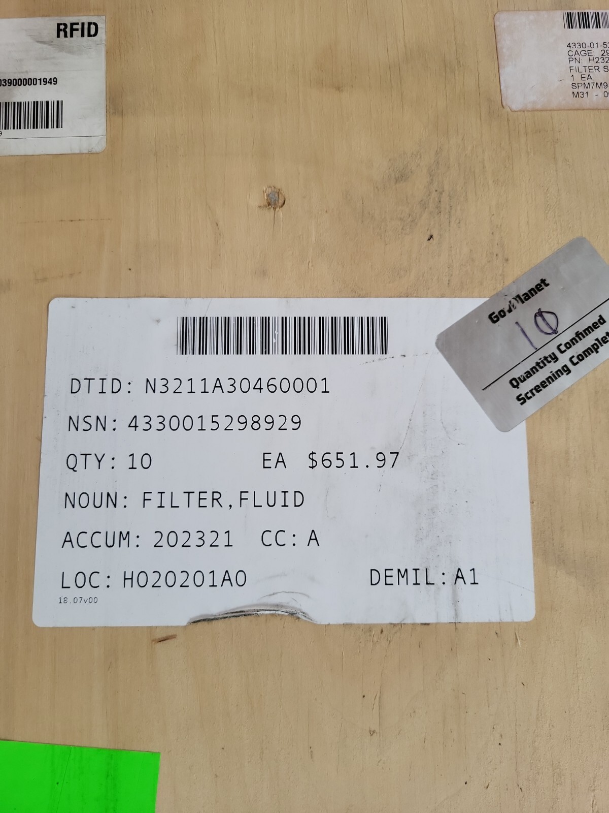 AIRGUARD MICRO GUARD 99 Air Filter H2323B66-NST2T901D 2000-CFM 4330015298929