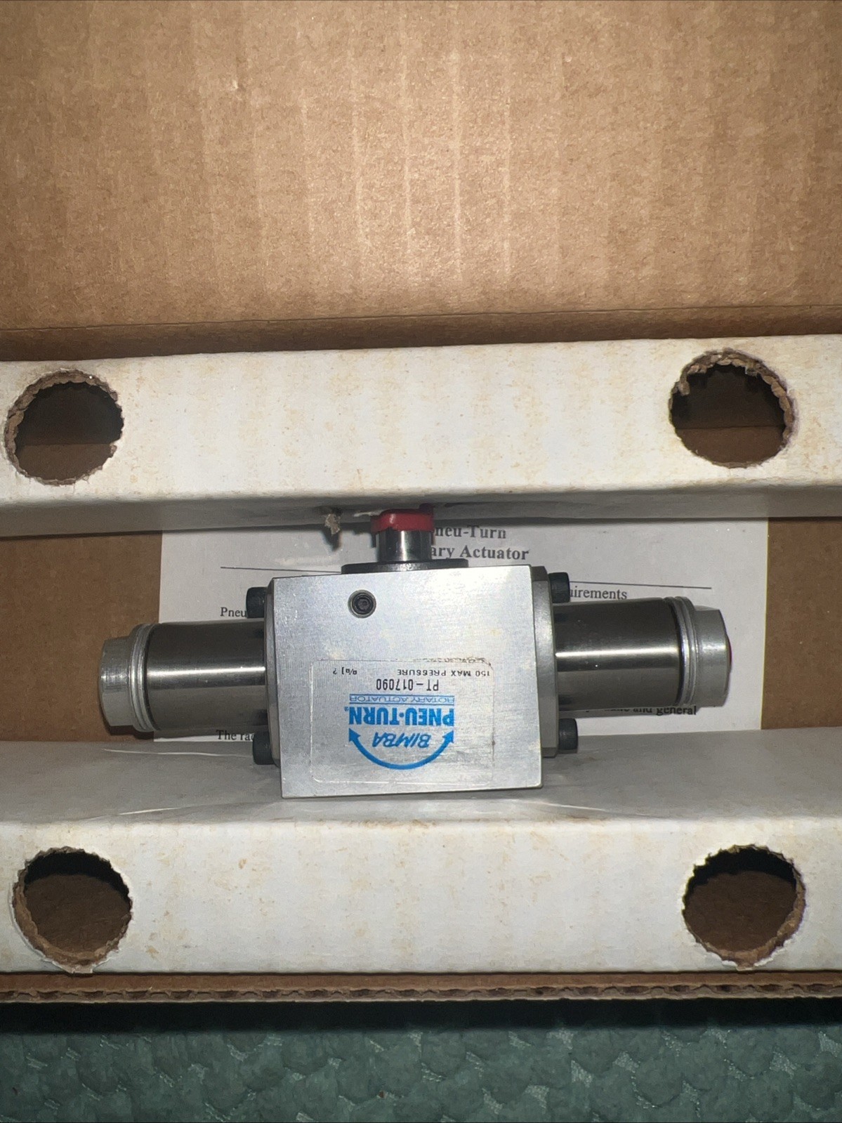 Bimba PT-074090- Pneu-Turn Rotary Actuator 150max Psi. New