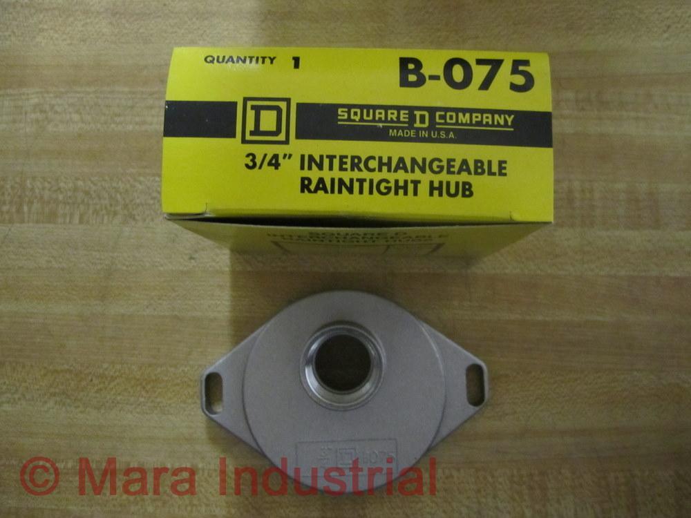 Square D B-075 Interchangeable Raintight Hub