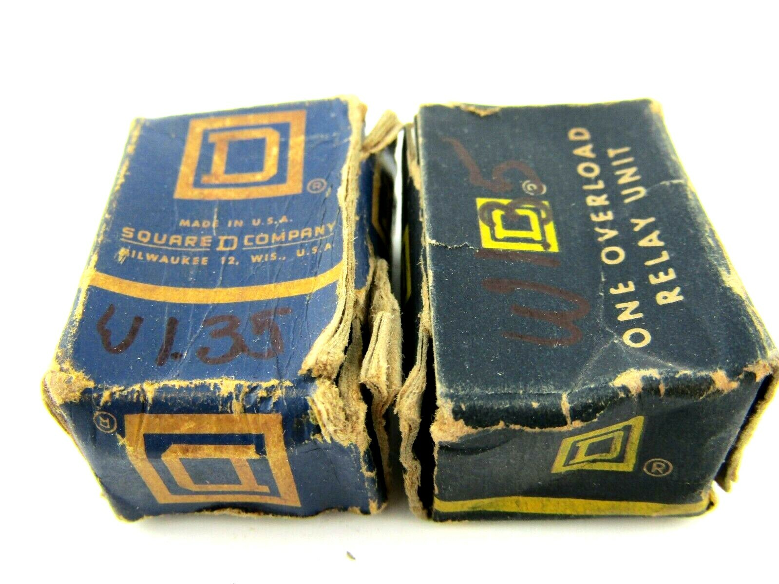 Square D W1.35 Thermal Overload Heating Element, W135 Lot of 2