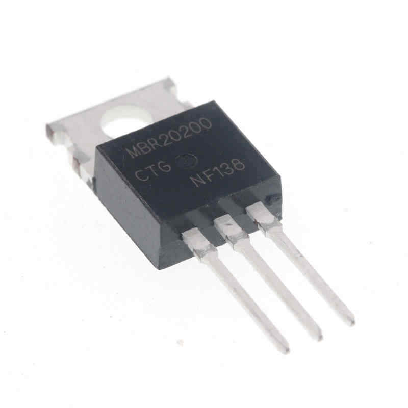 2PCS MBR20200CT B20200G 20A 200V AKA Dual High-Voltage Power Schottky TO-220