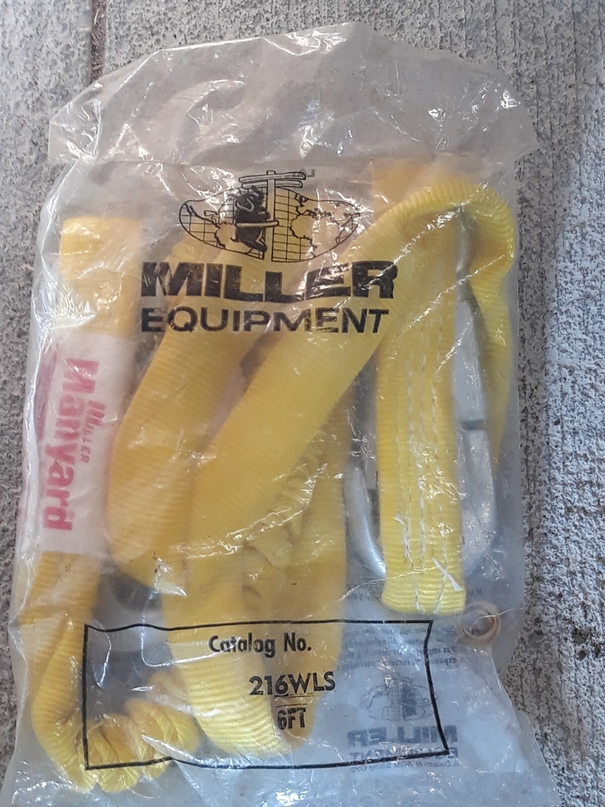 honeywell 216wls 6FTYL Shock-Absorbing Lanyard,Yellow