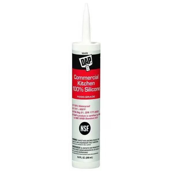 Dap Silicone Sealant, 10 oz, Cartridge,