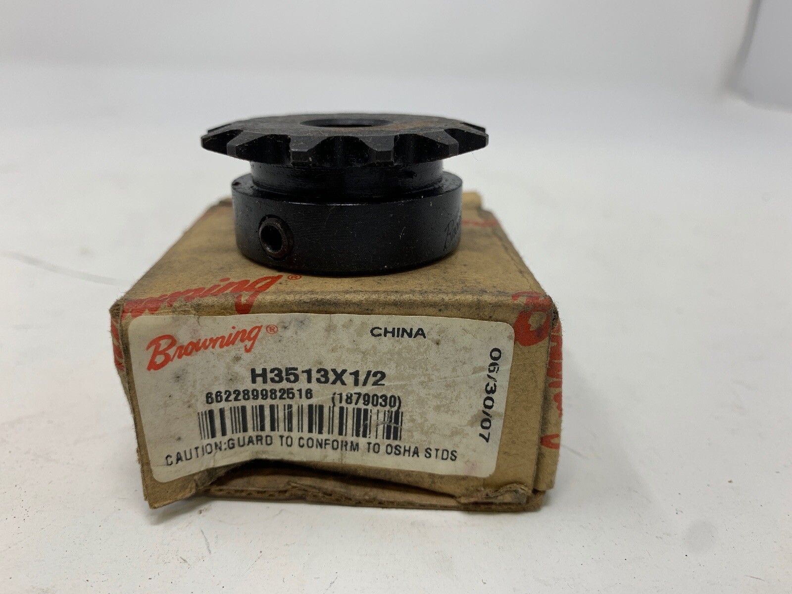 BROWNING 1/2″ BORE SPROCKET, H3513X1/2 – NEW