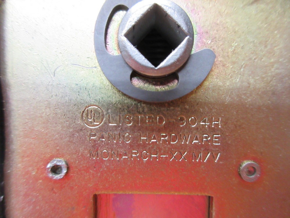 Monarch XXM/V Panic Hardware XXMV