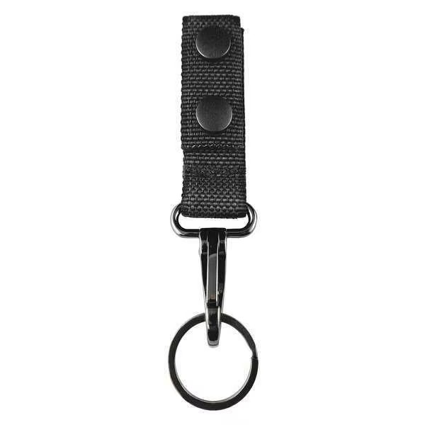 Heros Pride Key Holder, Nylon, Black, Snap 1087 Heros Pride 1087 849204000641