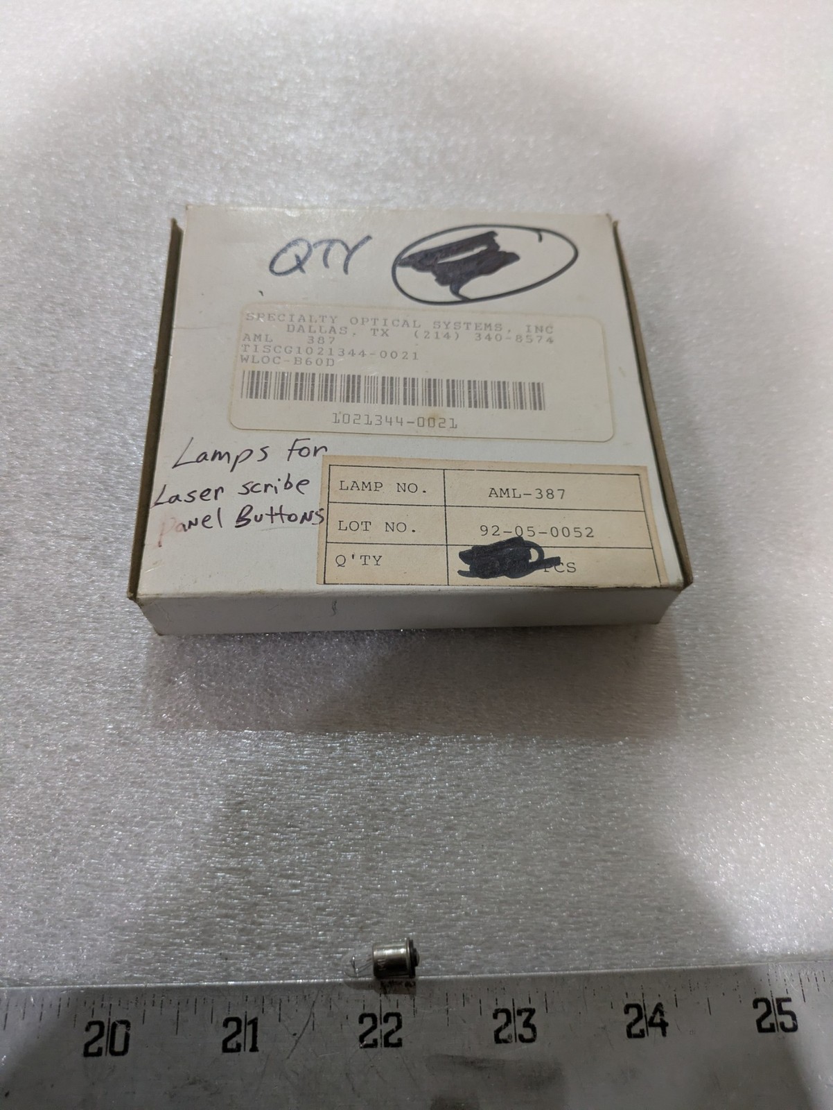 Advanced Micro Lites AML-387 T-1 3/4 Midget Flanged 28V Lamp Industrial 5/order