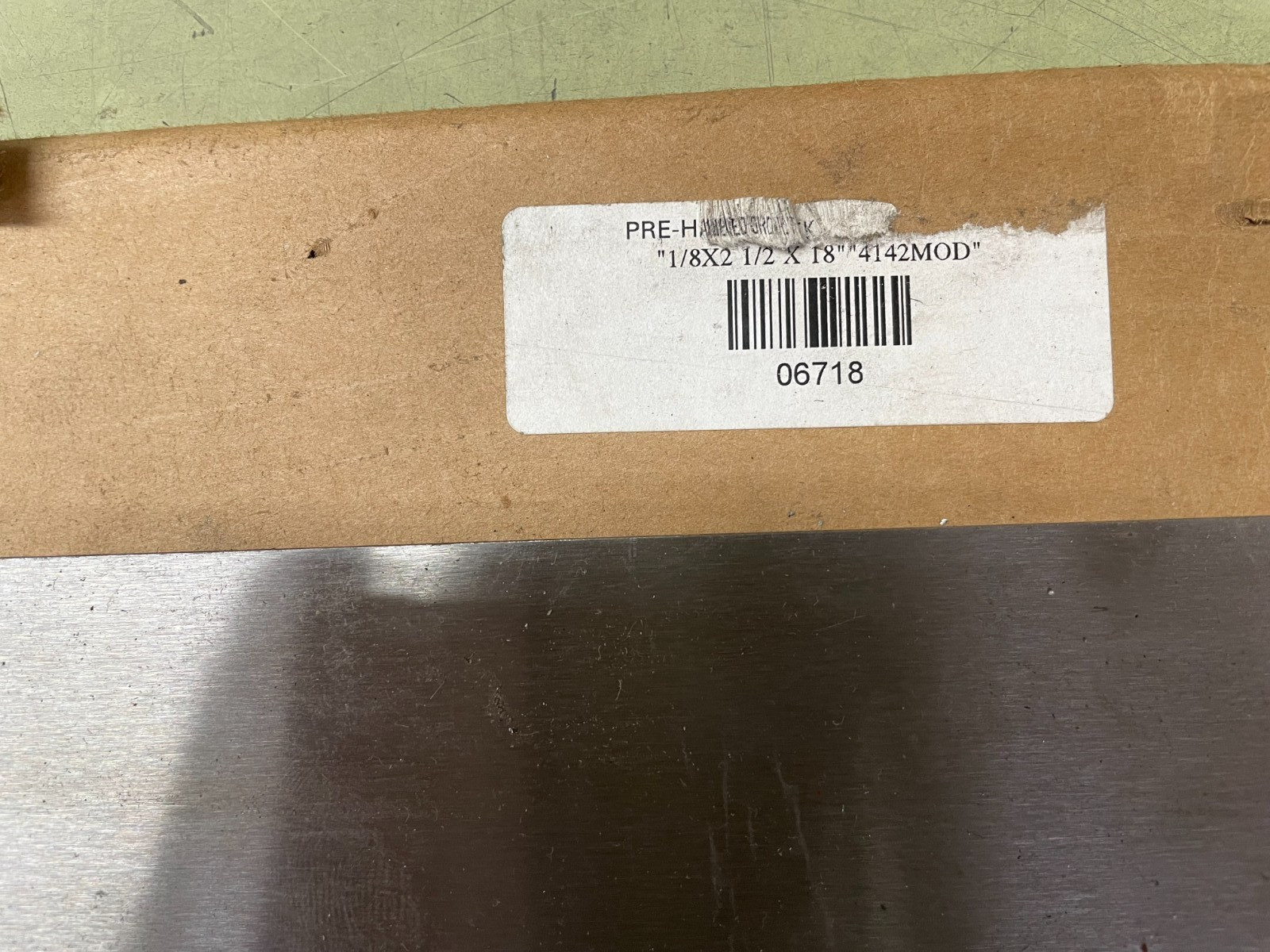 Lot of 3 Alloy Steel Pre Hardened Flat Stock Type 4142 & O1 & D2