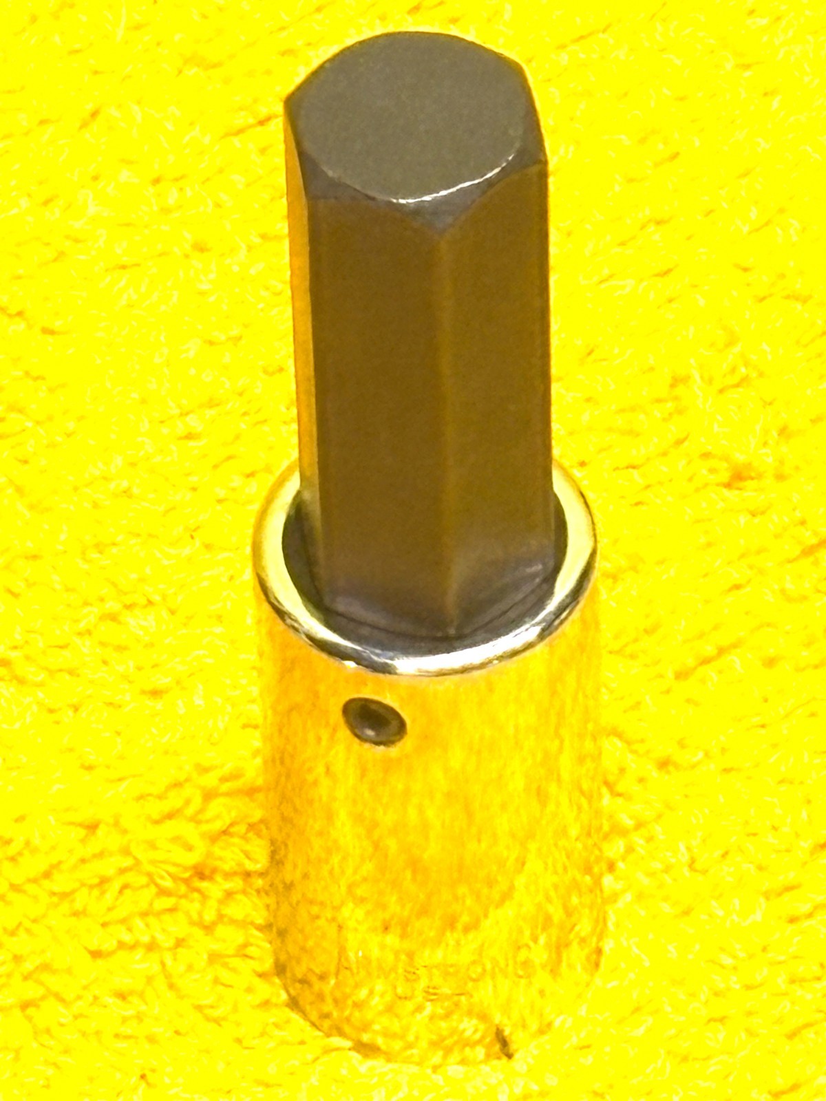 ARMSTRONG 12-719 1/2″ DRIVE 5/8″ HEX DRIVER STD BIT CHROME ALLEN WRENCH SOCKET