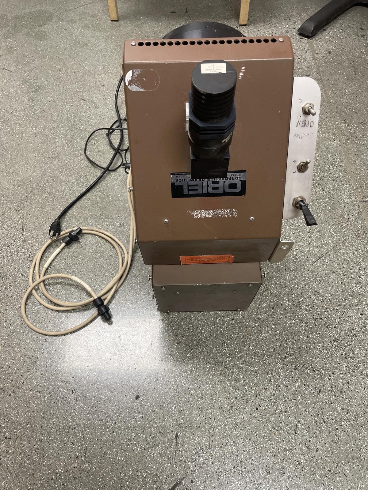 ORIEL CORPORATION 8095 MASK ALIGNER ASSEMBLY