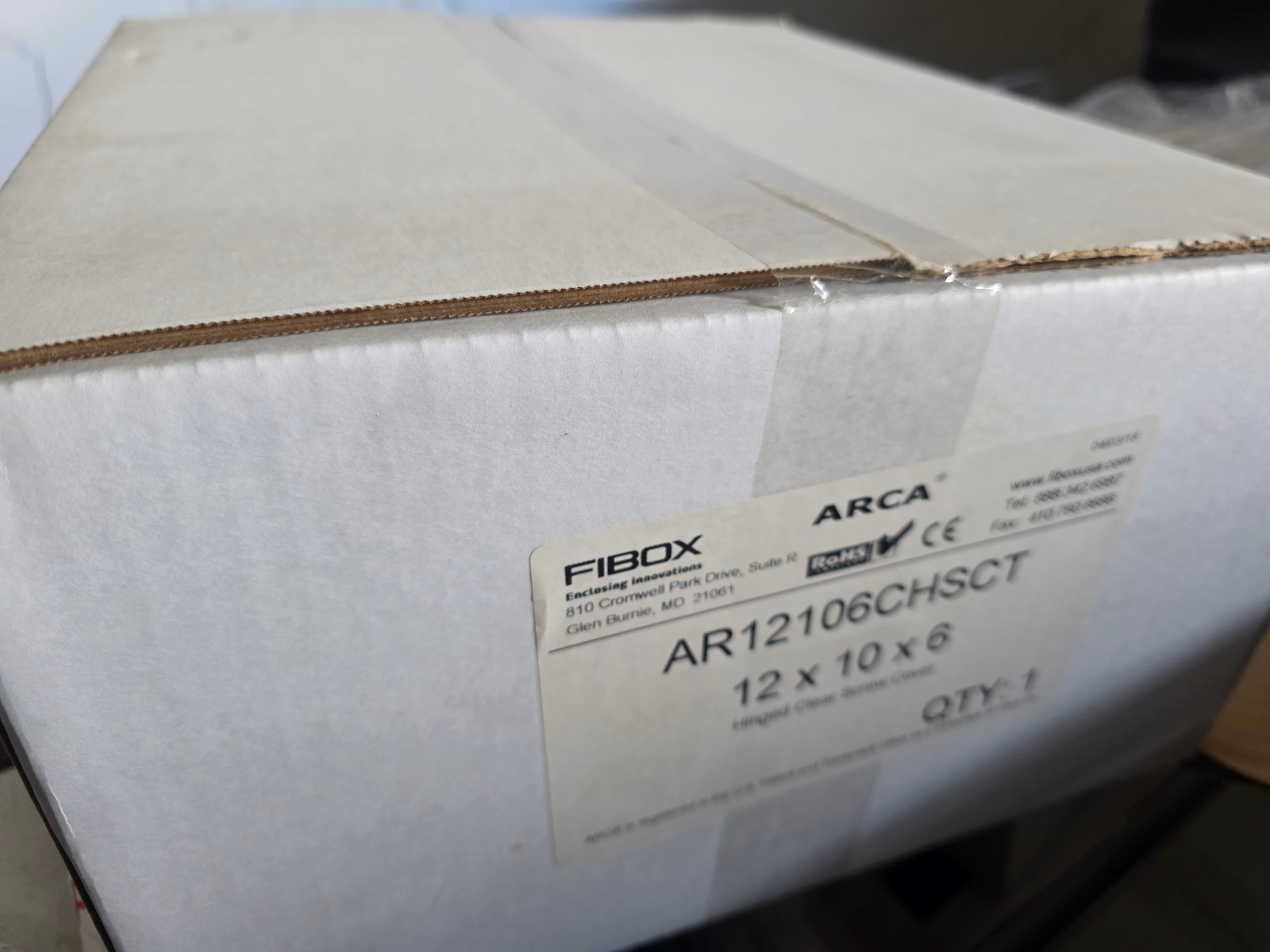 FIBOX AR12106CHSCT, 12x10x6 Enclosure / Switchgear Cabinet (NOS)