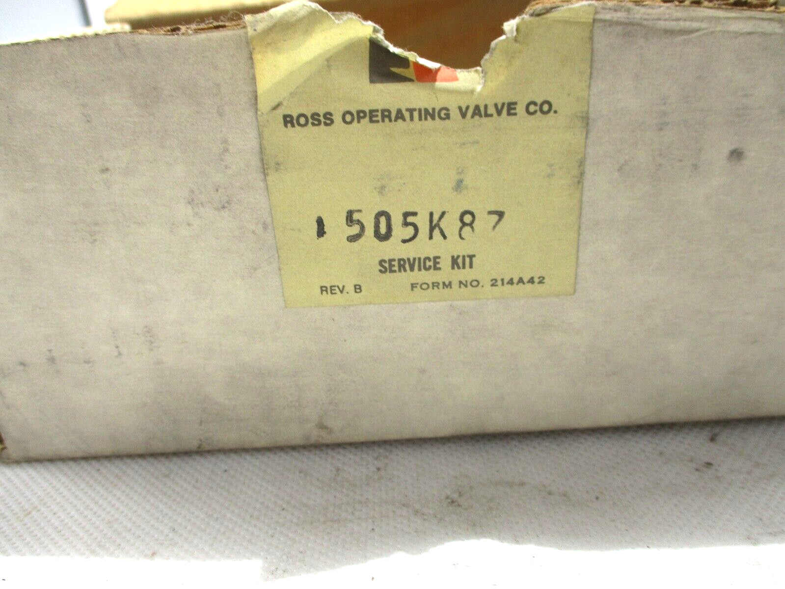 NEW ROSS 505K87 VALVE BODY SERVICE KIT