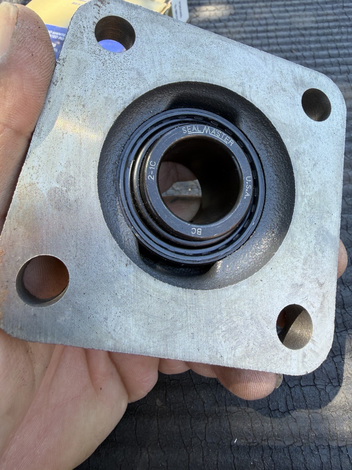 Sealmaster, SF-16C, Four Bolt Flange Bearing, 1″ Diameter (NEW) Made In USA