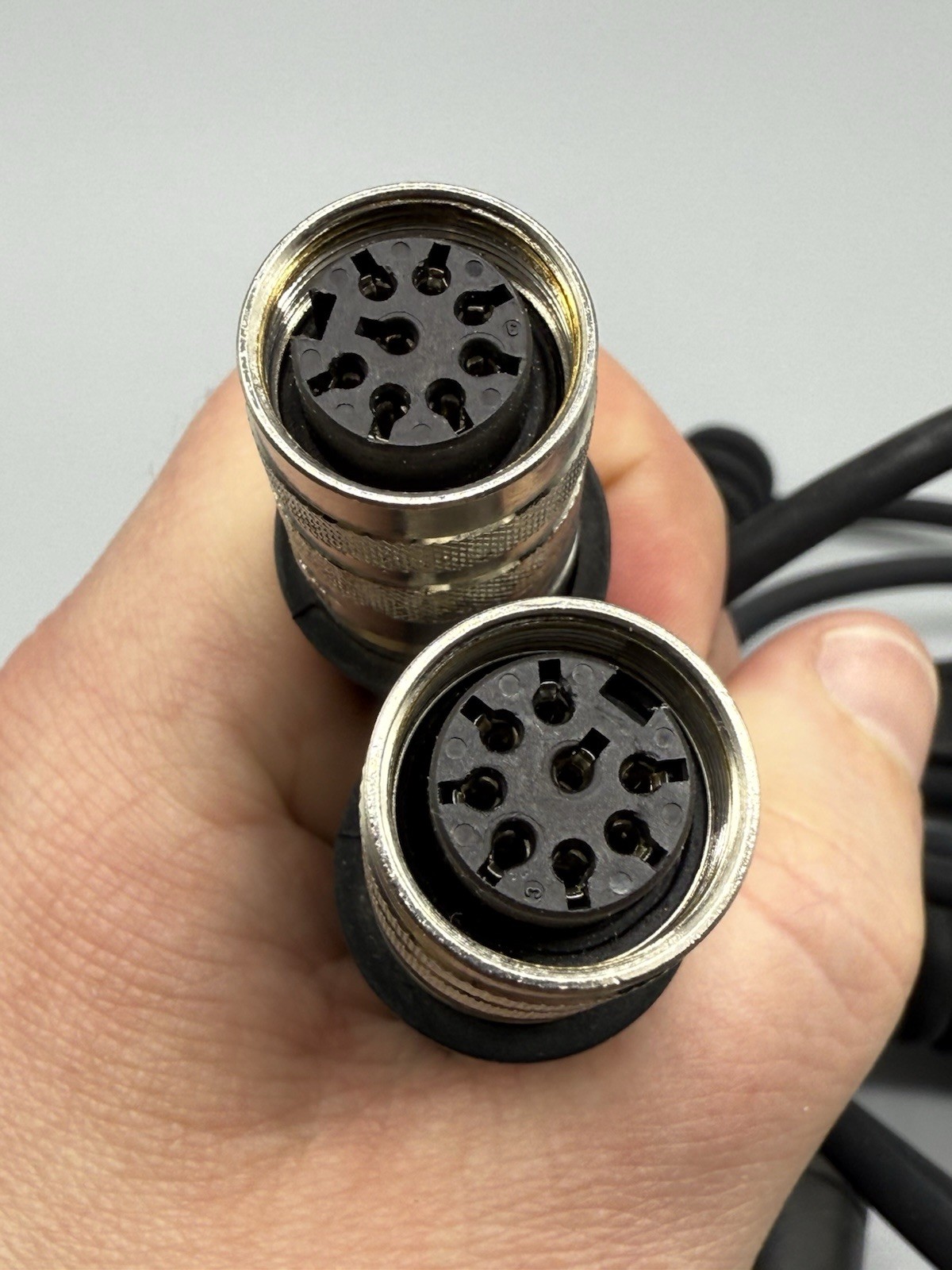LOT of 2 MOTOROLA 25-71917-02R Universal Cable Assembly (VC5000/LS3408, RS232)