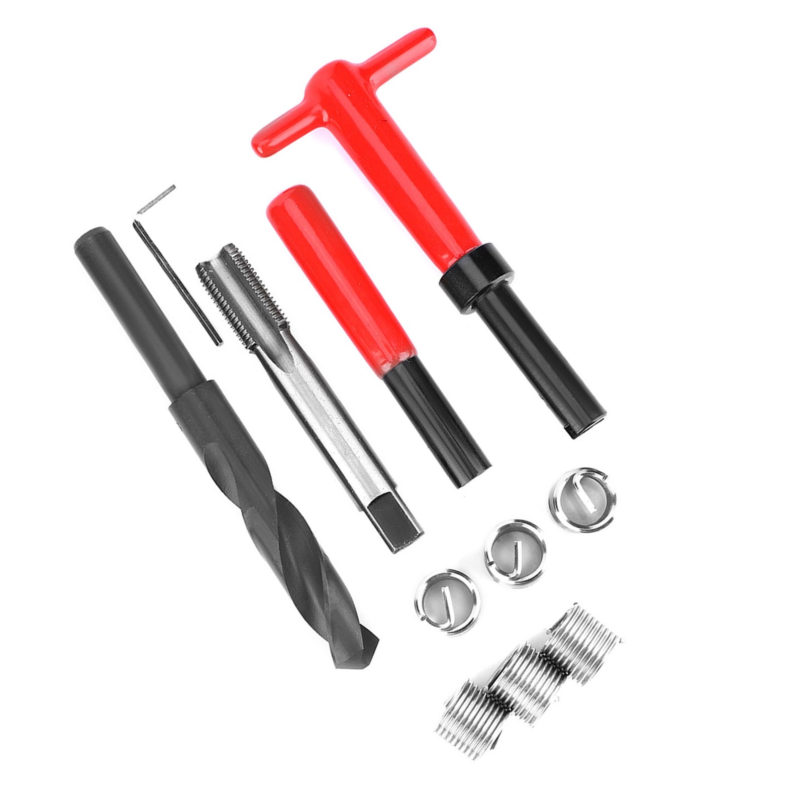 11Pcs Thread Repair Kit Durable Tap Insertion Tool For Auto Parts Stainless NEW