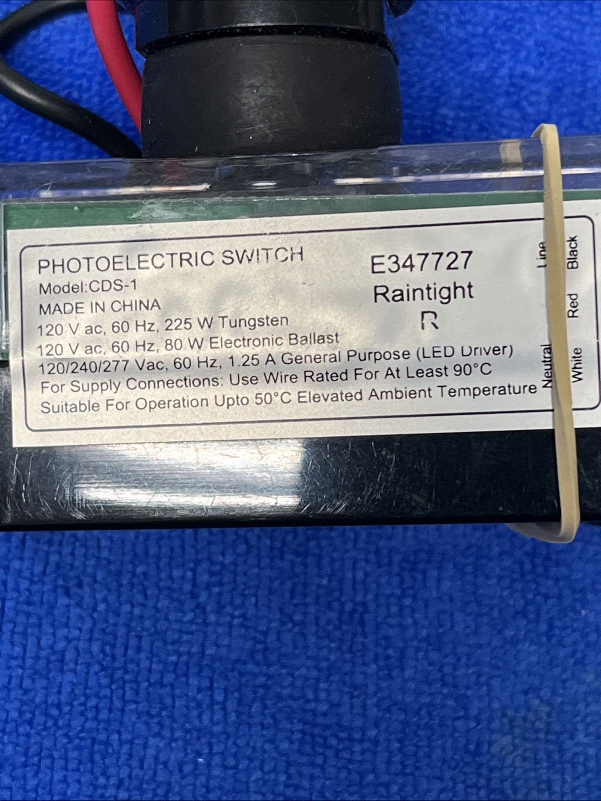 RAINTIGHT ~ CDS-1 ~ PHOTOELECTRIC SWITCH