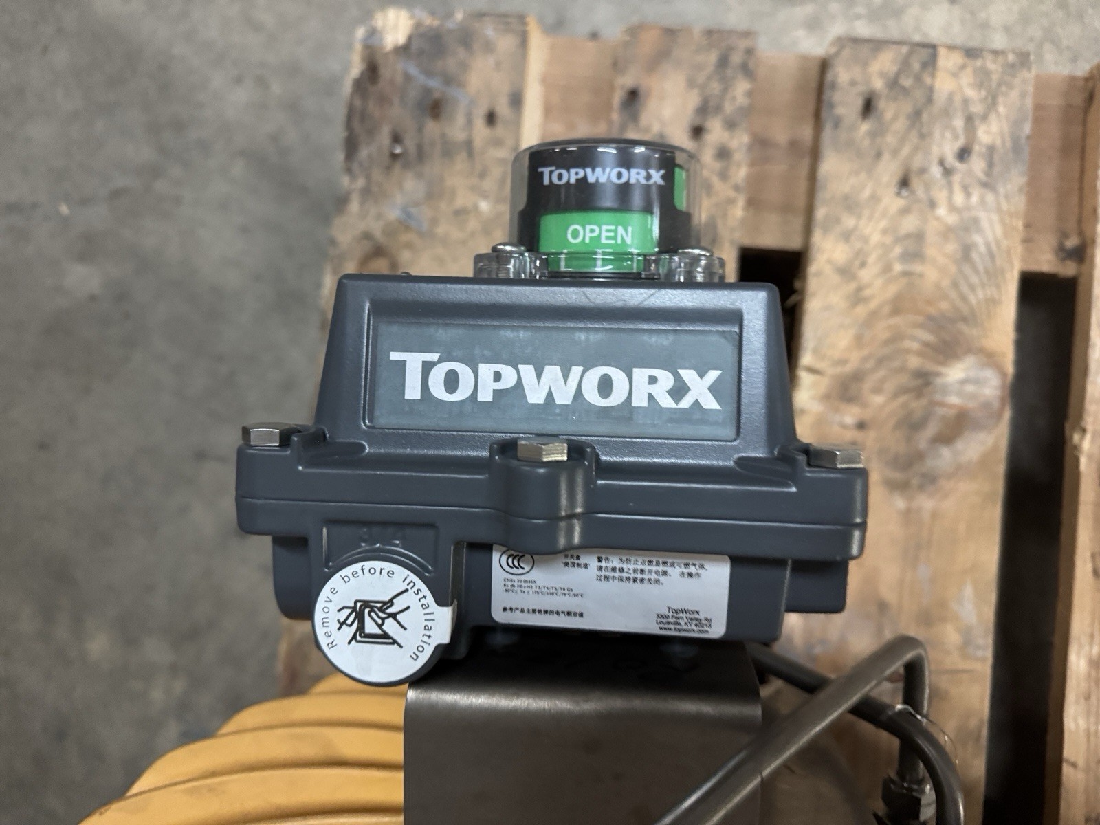 Topworx DXP-L21GSEB Kinetrol-21 ATEX 147-100 KACE 4″ valve 650 PSI