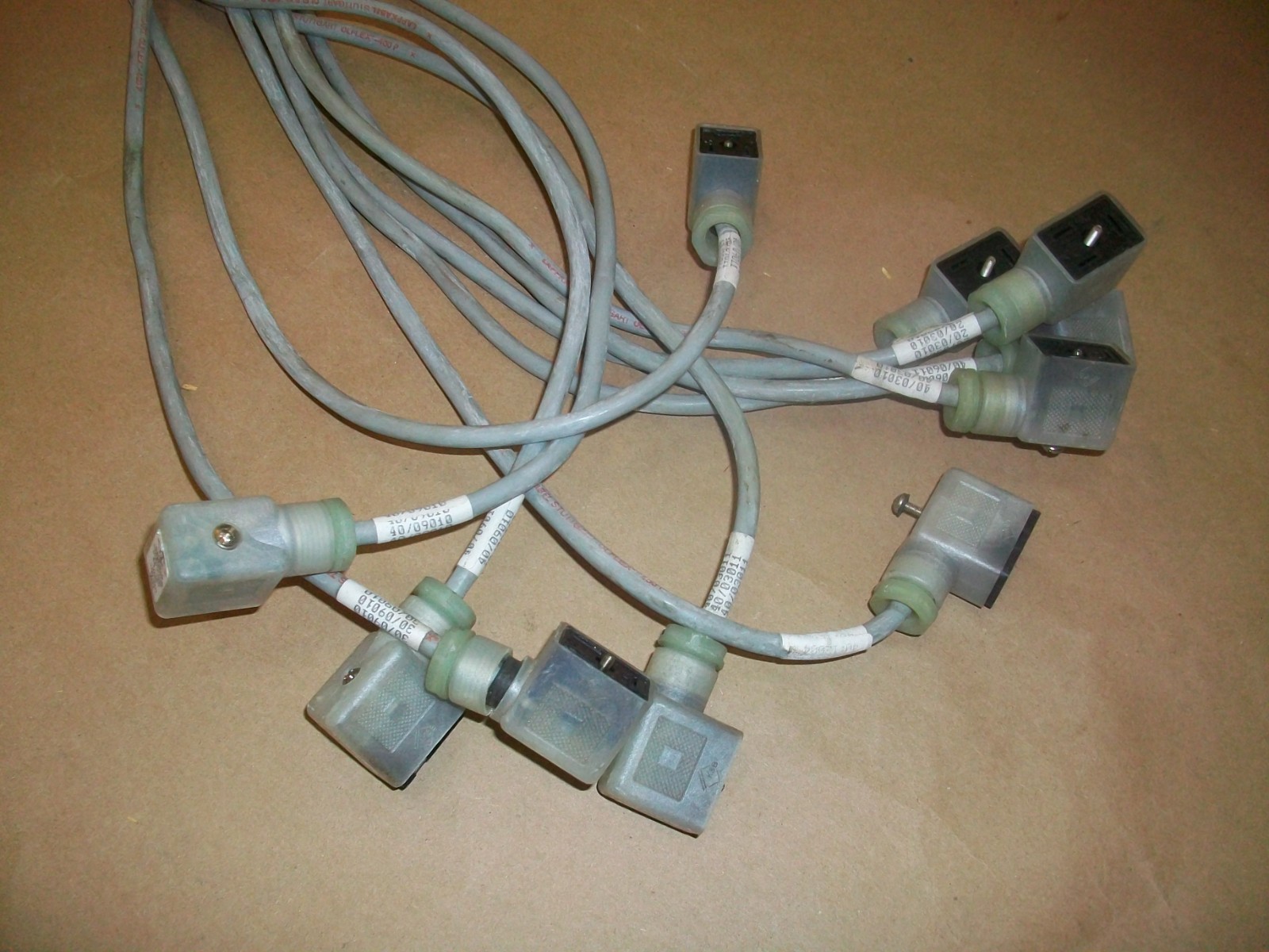 10pc Canfield Solenoid Cable 48-170 25″ USED