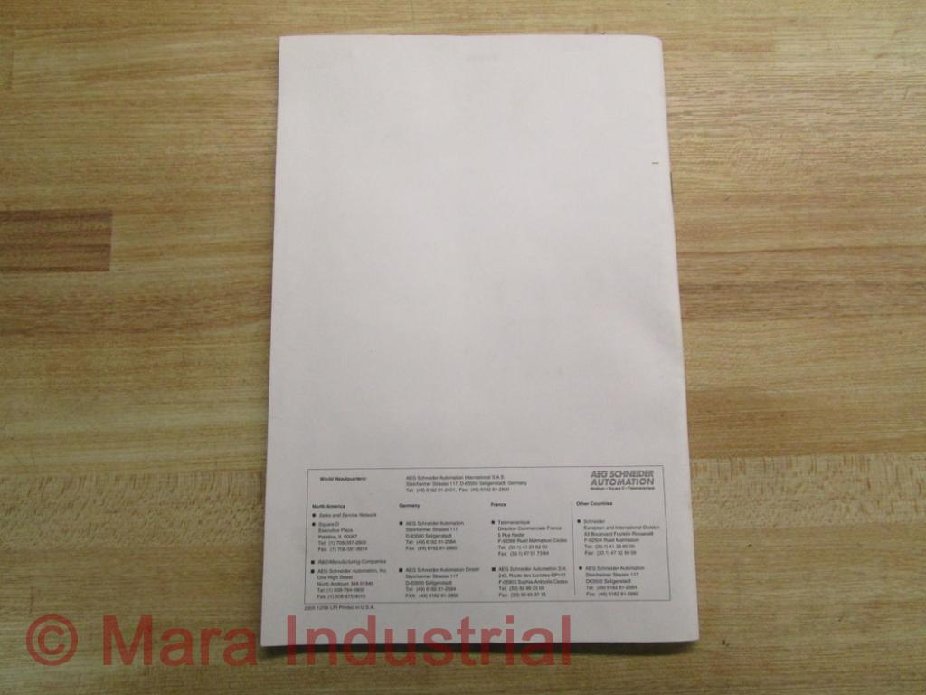 Modicon 043502910 Manual For 311/411 Micro PLC Hardware