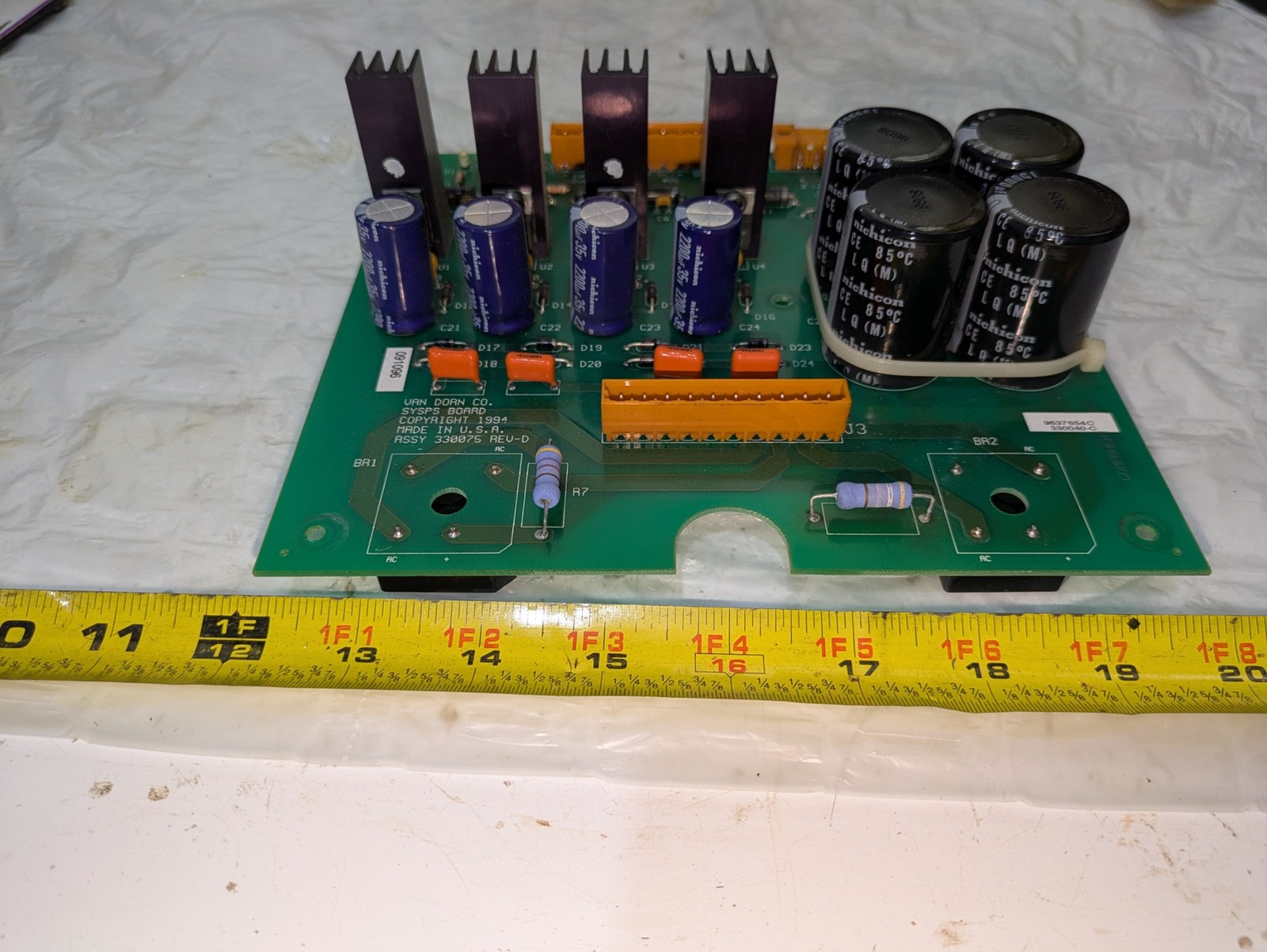 VAN DORN SYSPS BOARD 330075 REV D PC-330-075 REV D