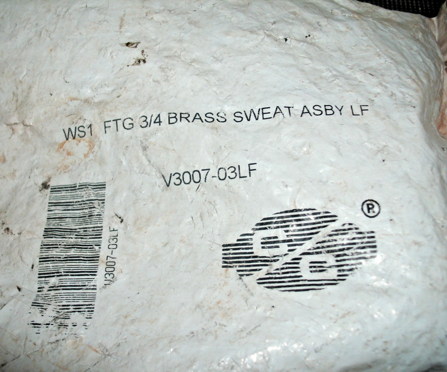 IPW CLACK WS1 V3007-03LF 3/4 BRASS SWEAT ASSEMBLY