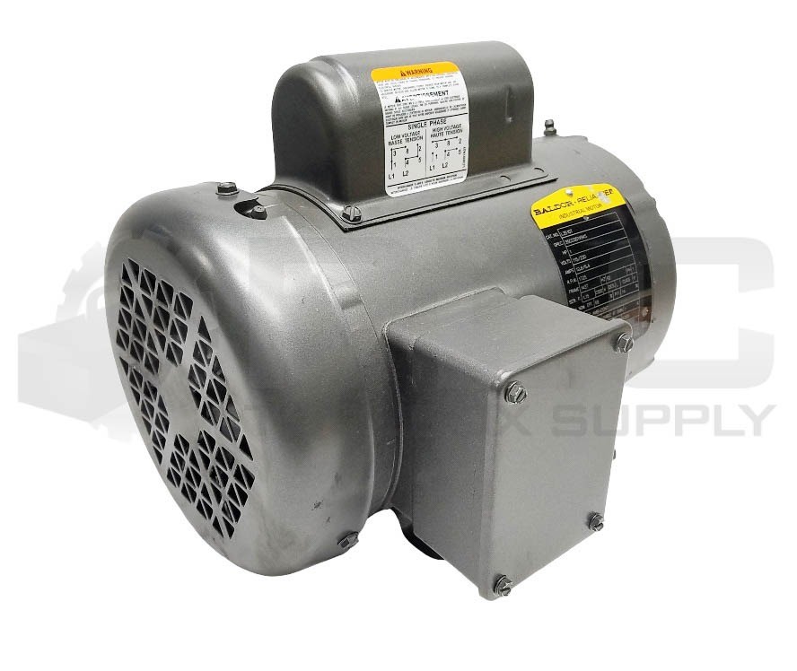 NEW BALDOR L3510T MOTOR 1HP 1PH 1725RPM FR: 143T, SPEC: 35CC001X945