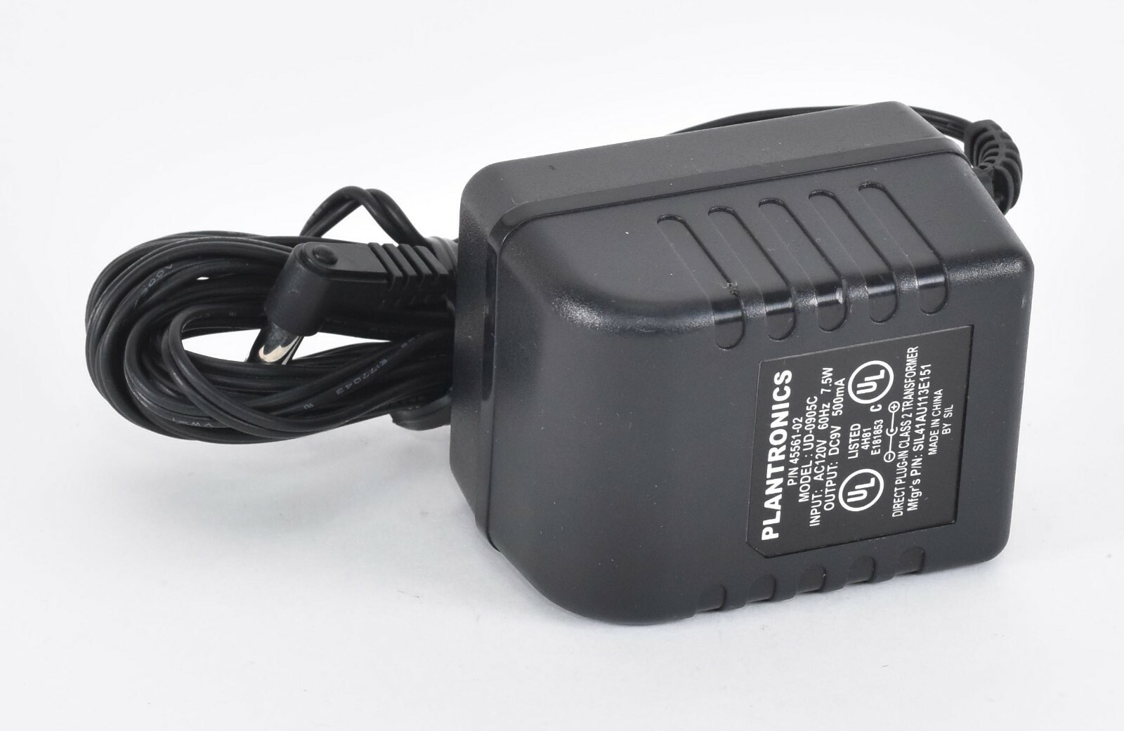 Plantronics 45561-02 AC Power Supply Adapter Cord Genuine OEM H10