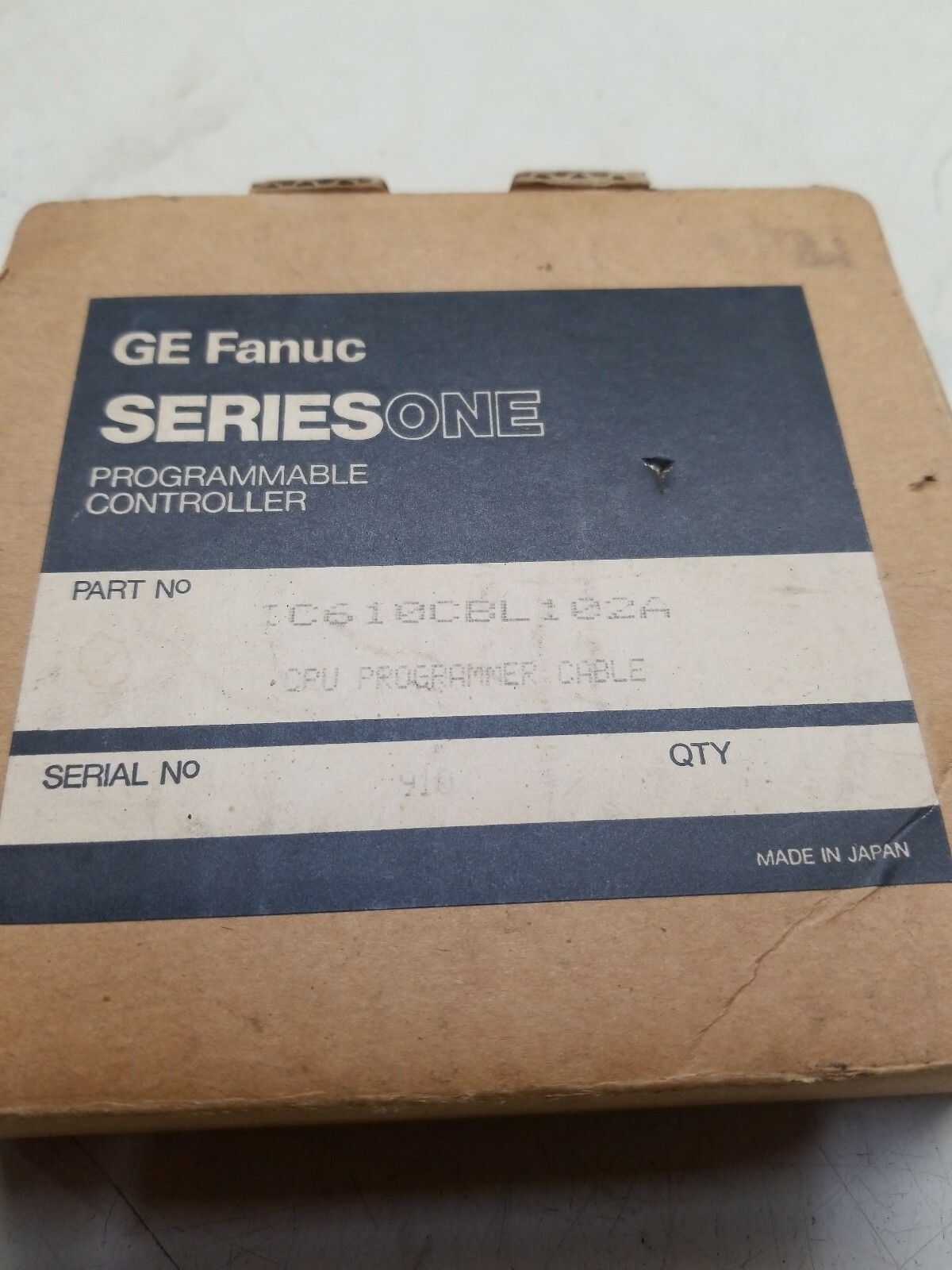 GE FANUC IC610CBL102A PROGRAMMABLE CONTROLLER