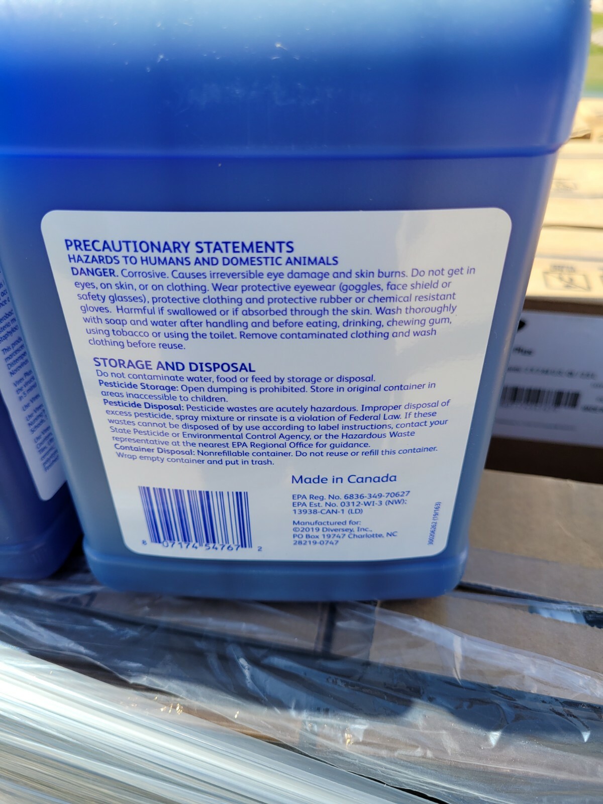 Virex Plus J-Fill Dispenser 2.5L x 2 bottles 5 Liters Total PALLET OF 50