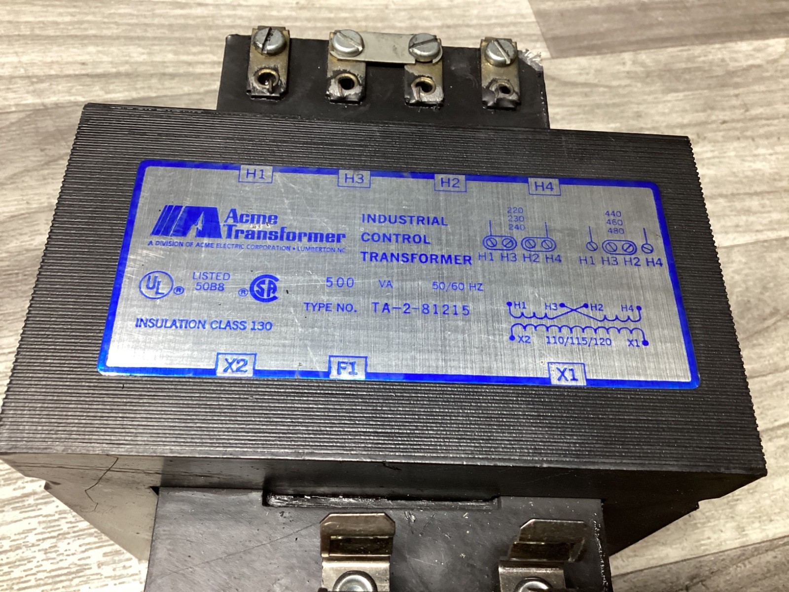 ACE TRANSFORMER , TA-2-81215 500V #105D147PR5