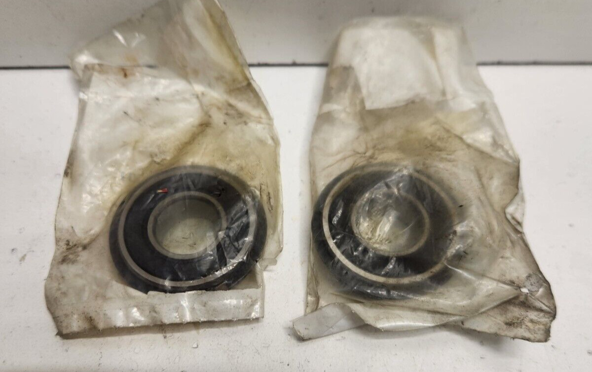 LOT OF 2 NEW OLD STOCK! GENERAL BEARING 16MM IDX 35MM ODX 11MM BEARINGS 99502HNR