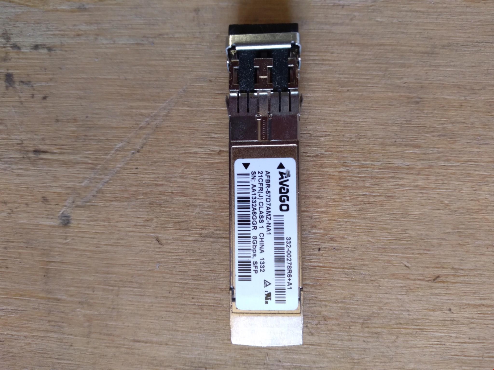 AVAGO 332-00278R6+A1 AFBR-57D7AMZ-NA1 21CFR 1 AA1332A6GGR 8GBPS
