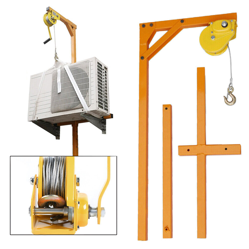 AC Air Conditioner Outside Installation lifting Tool 10M Bracket Crane Tool USA