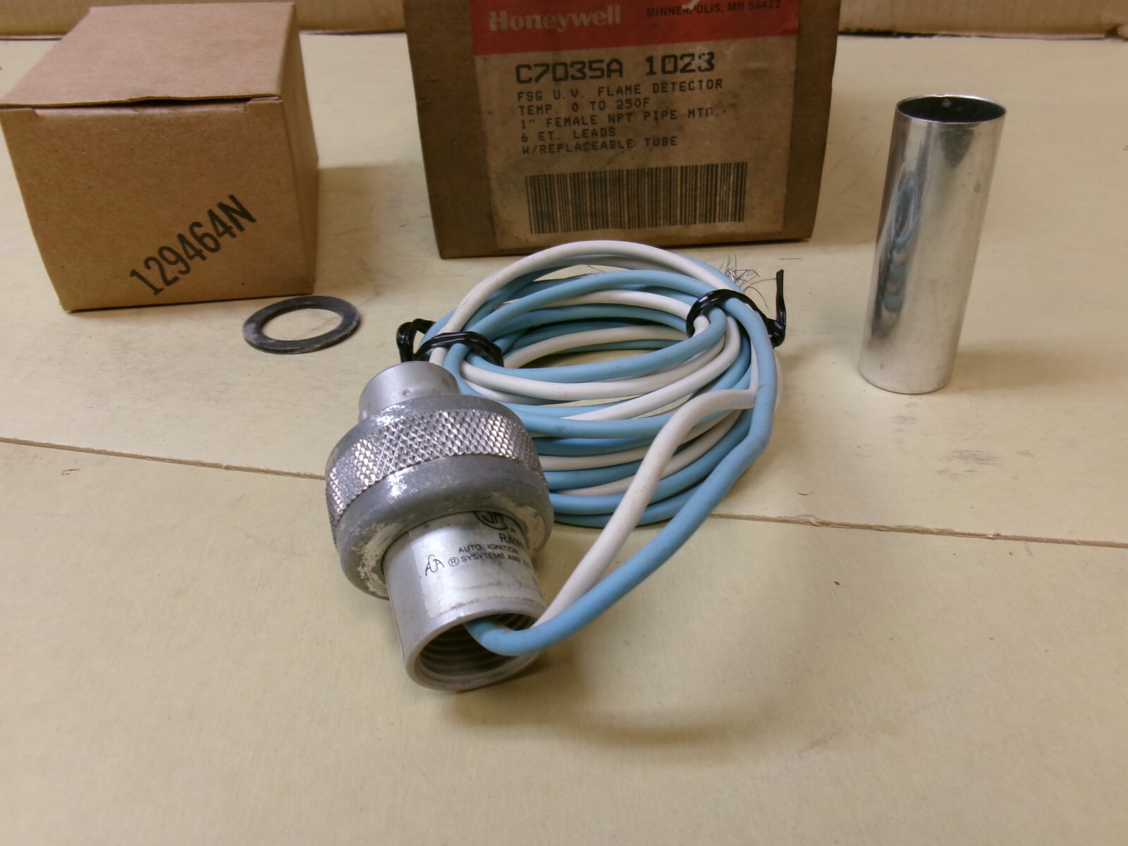 Honeywell C&035A FSG U.V. Flame Detector 0-250°F