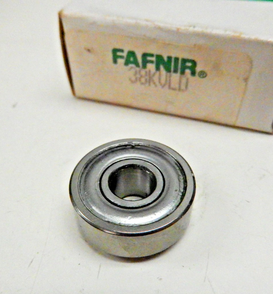 Fafnir 38KVLD Shielded Deep Groove Ball Bearing 8mm Bore x 24mm OD x 9.8mm W