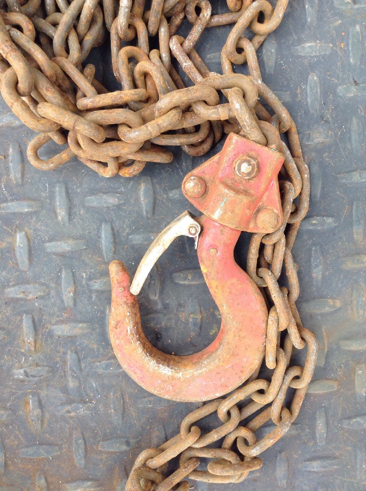 Coffing LHH Hand Chain Fall Hoist, Capacity: 1 Ton, 10′ Lift, 2000 Lb