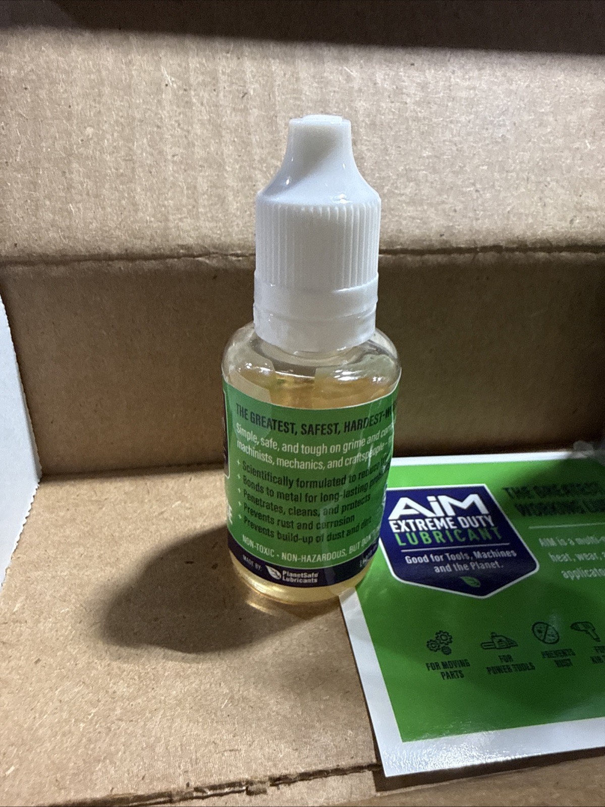 PlanetSafe AIM Extreme Duty Lubricant 4oz + 1oz Bundle – New