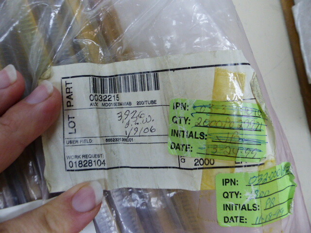 AVX MD015E334MAB Qty of 60 per Lot .33uF 20% 50V Cer Z5U