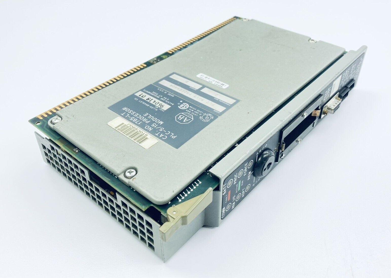 ALLEN BRADLEY 1785-LT PLC-5/15 PROCESSOR MODULE SER.B 2.5A 960418-01 FW REV:G