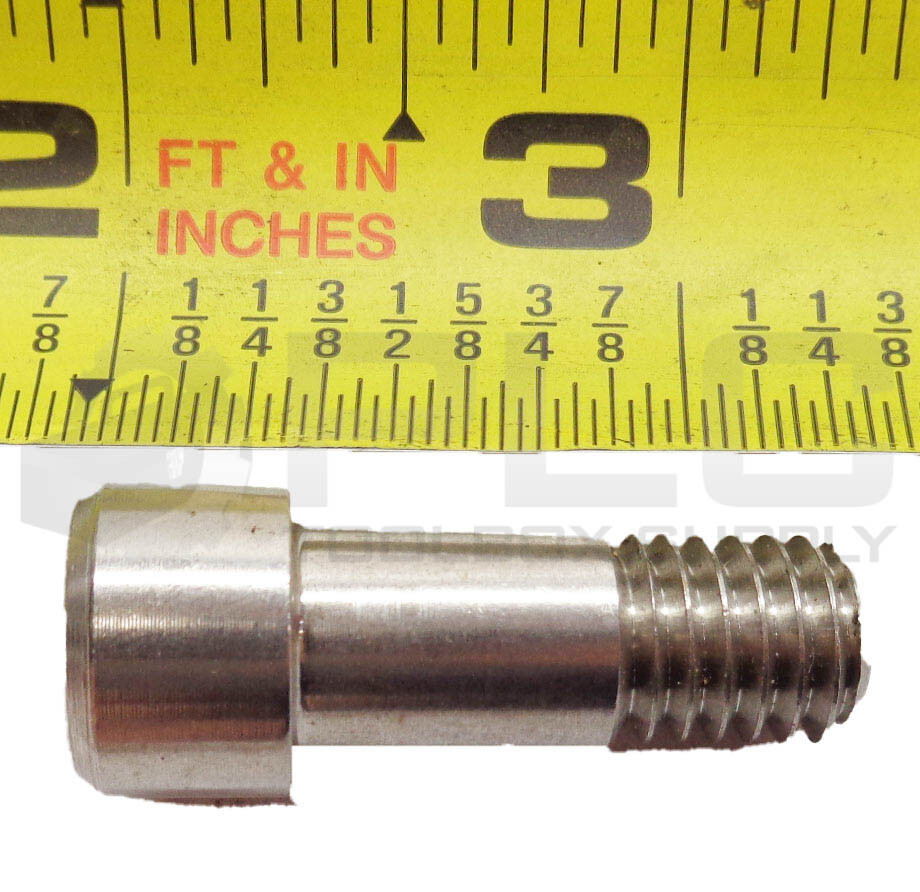 LOT OF 7 NEW 717855 1-3/8″ STAINLESS STEEL SHOULDER SCREWS 3/8″-16 THREAD