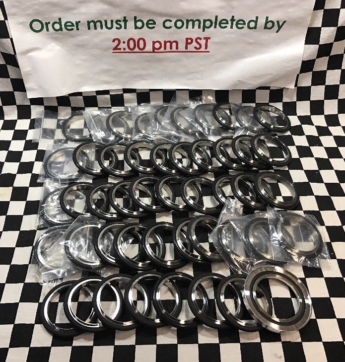Lot Of 48, MDC VACUUM NW50 Centering Ring, SST, SHIPSAMEDAY #136AB