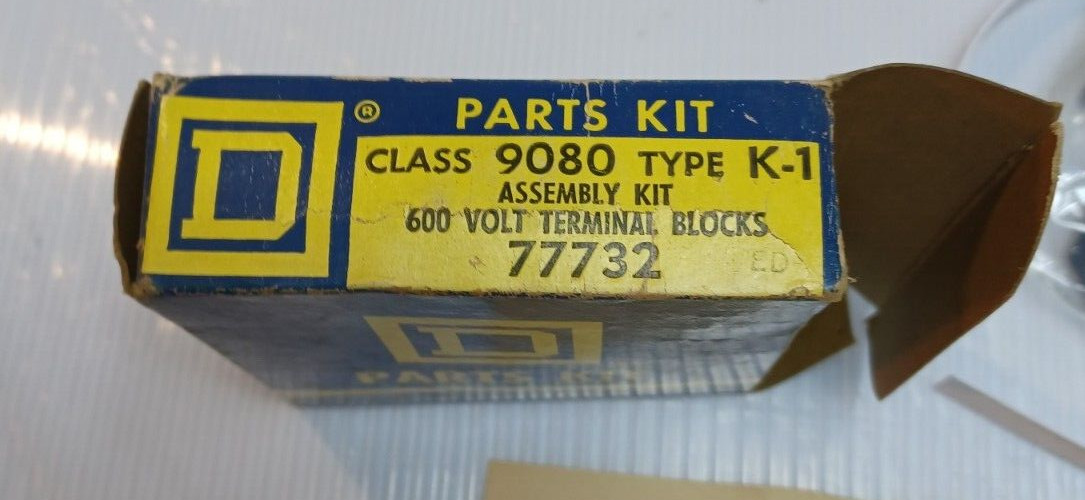 77732 Class 9080 Type K1 600V Terminal Blocks Assembly Parts Kit NEW Square D