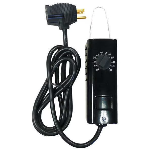 Columbus Electric KTO-121B Portable Cooling Thermostat, Close on Rise,