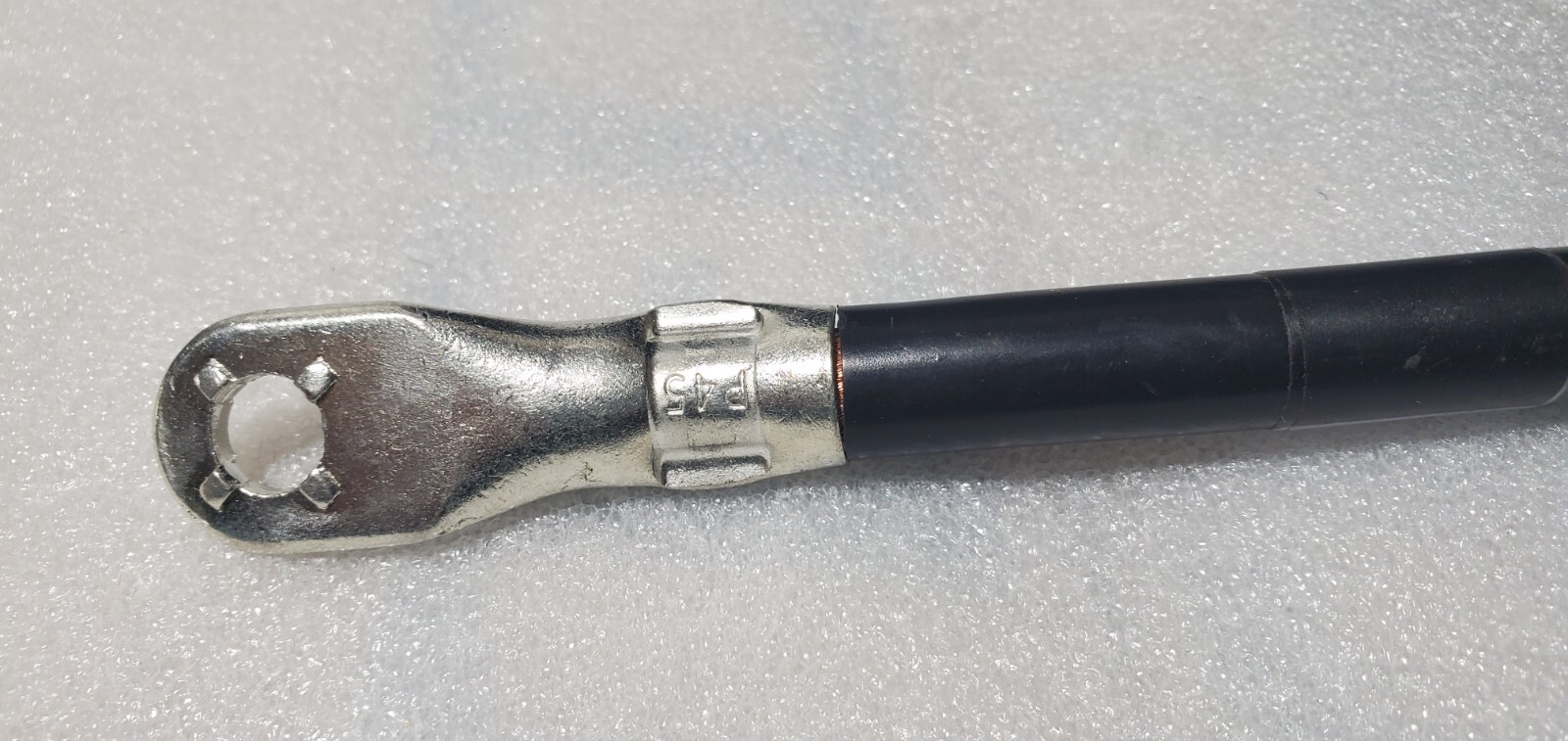 Lot 4 W. I. 95200 P45 1/0 Battery Cable 8 in Smoke 00 Gauge